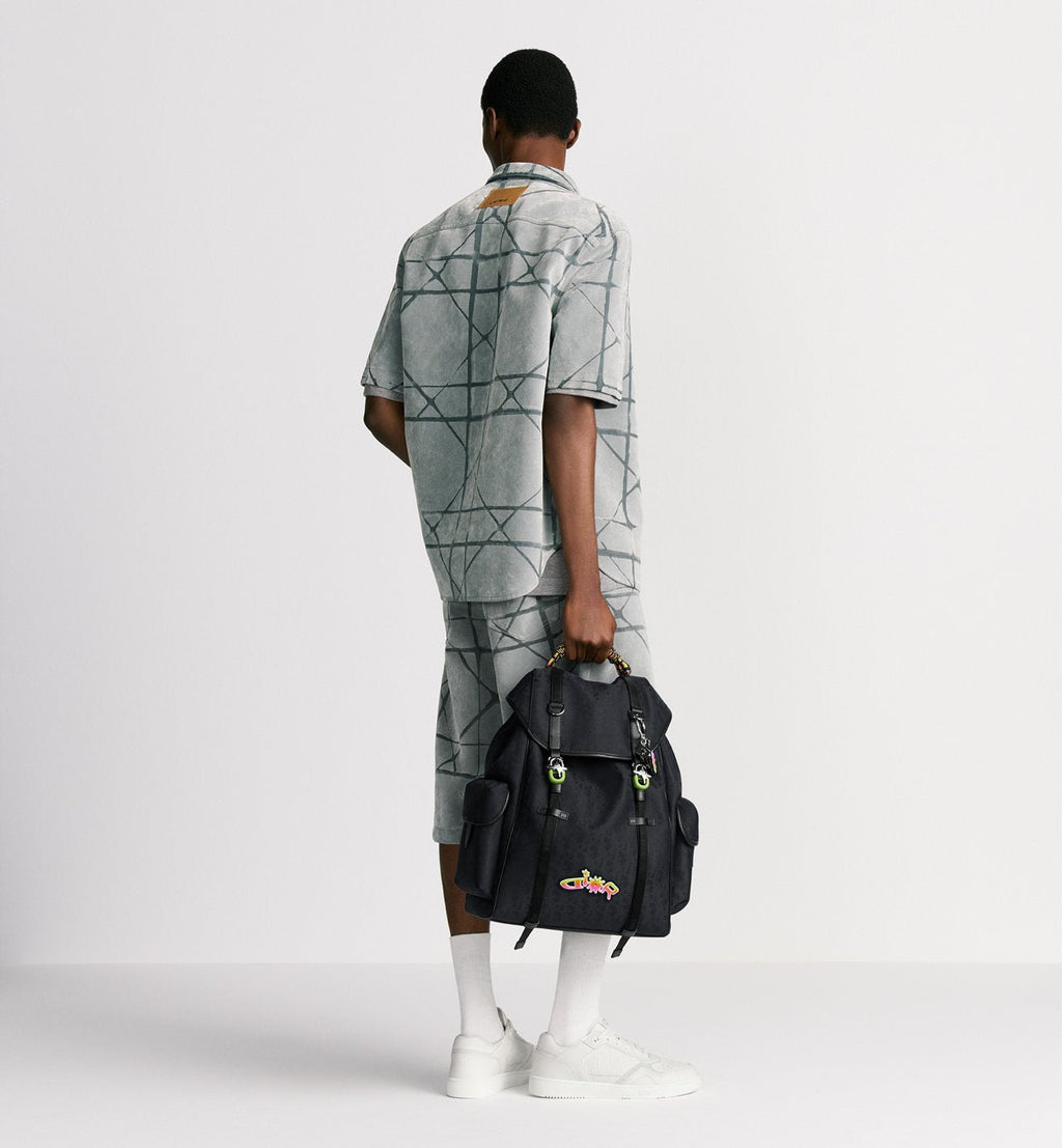 Sac à dos à rabat Dior Hit The Road DIOR AND LEWIS HAMILTON