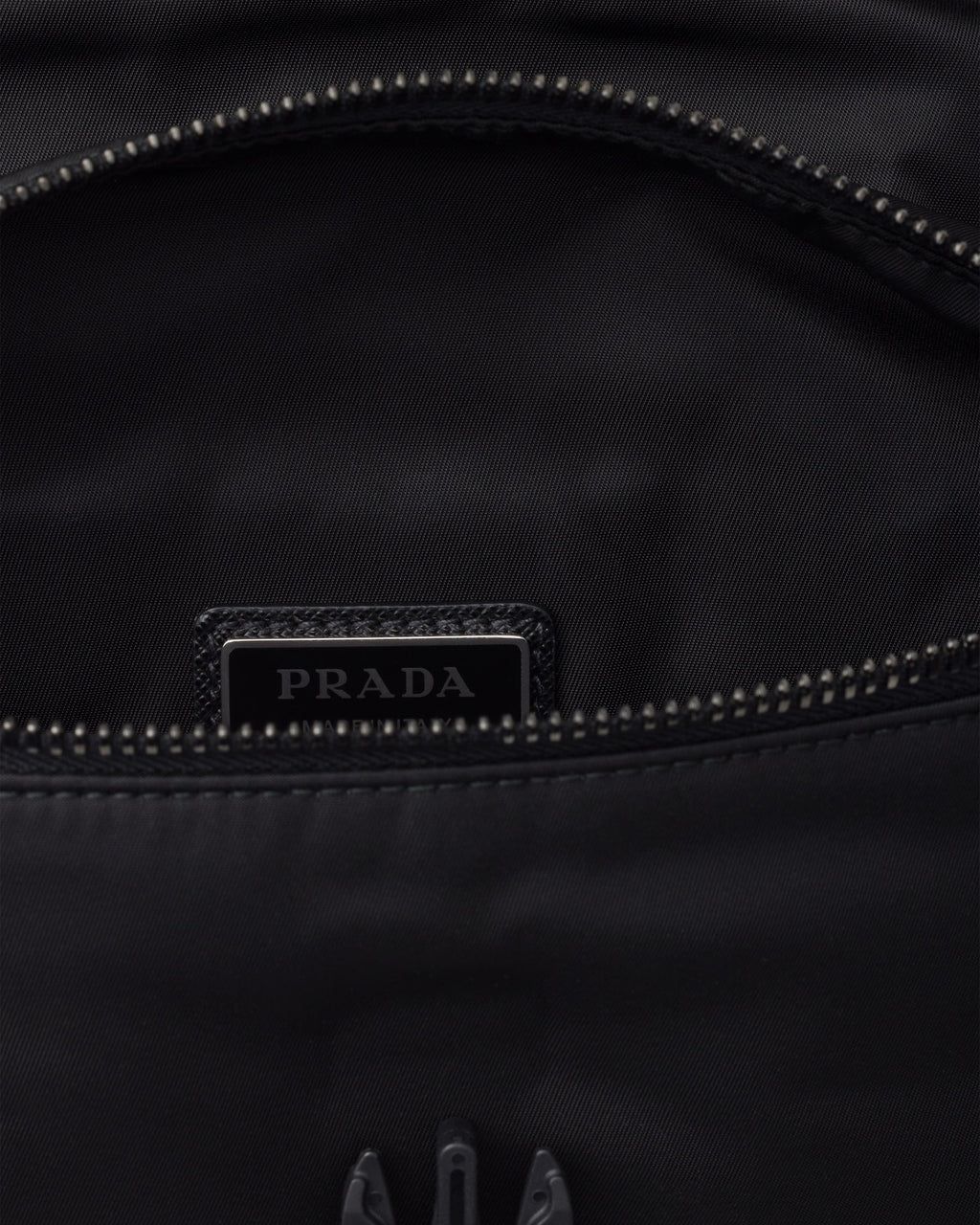 Sac porté épaule en Re-Nylon et cuir Saffiano